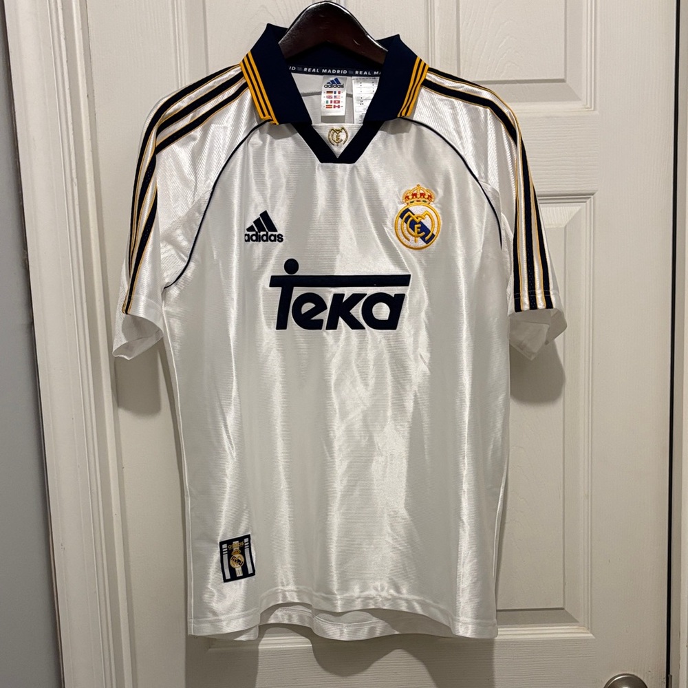 Adidas Real Madrid Jersey 99/00 Home Reissue Soccer